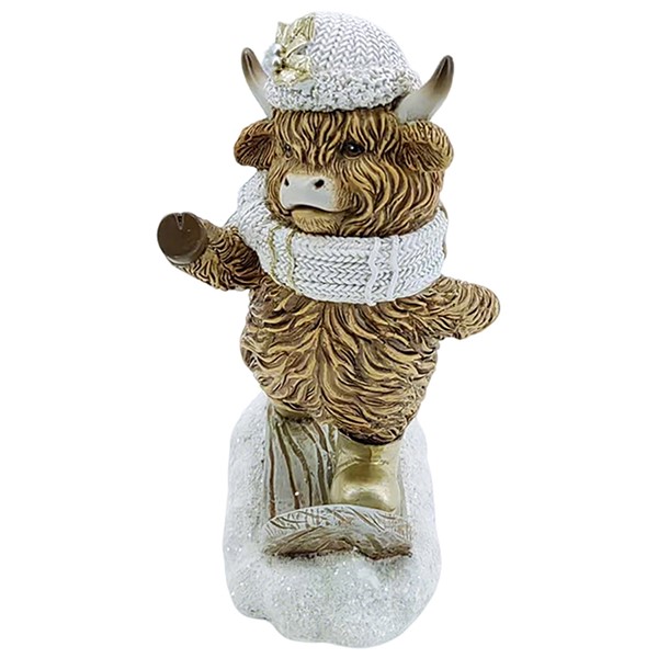 Xmas Highland Cow Snowboard