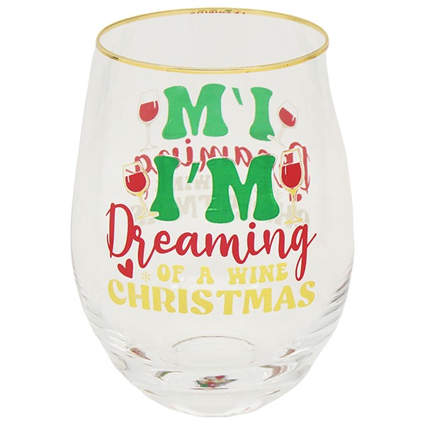 Gold Xmas Tumbler Dreaming