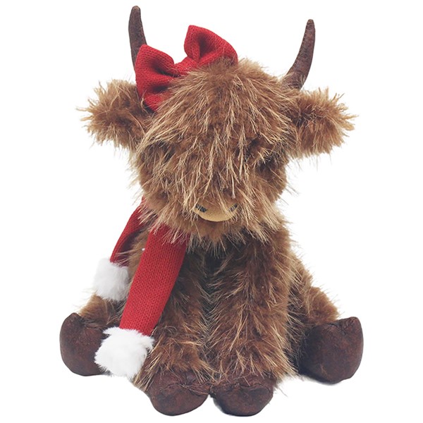 Highland Cow Hatty Sitting Small