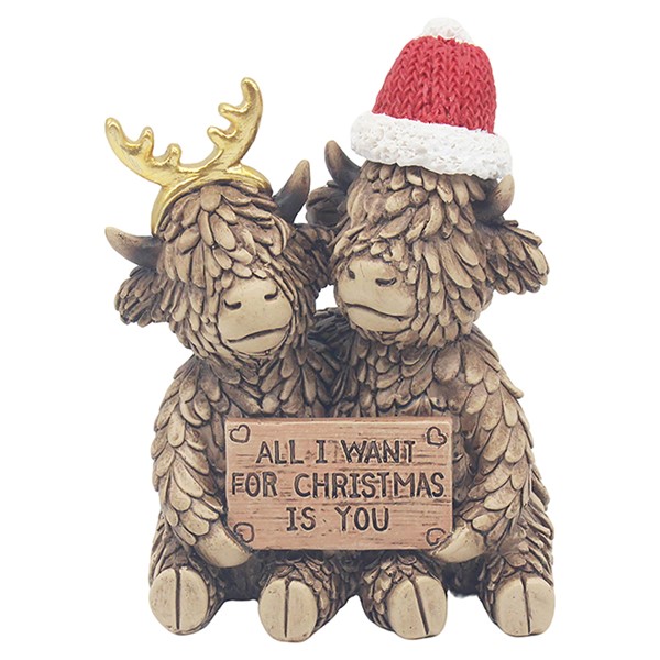 Xmas Highland Cow All I Want