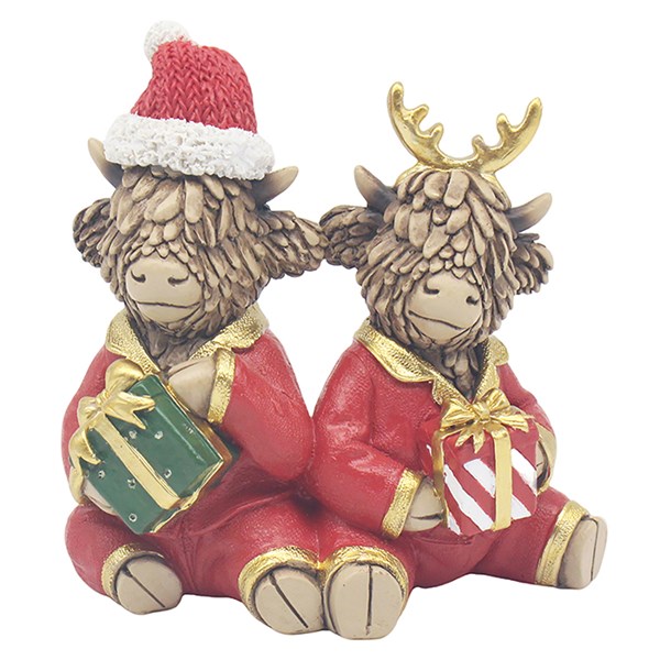 Xmas Highland Cow Presents