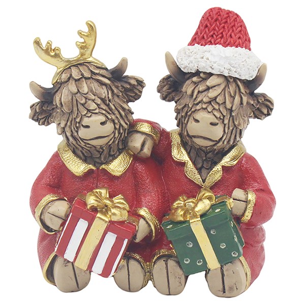 Xmas Highland Cow Presents