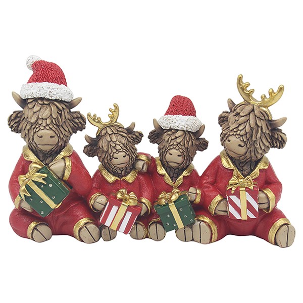 Xmas Highland Cow Presents