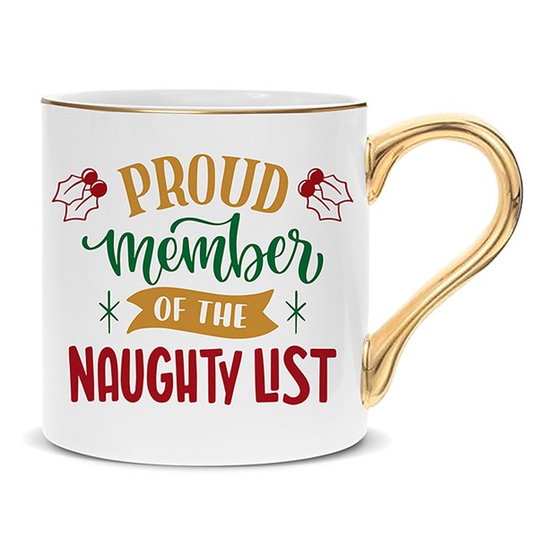 Gold Edition Mug Naughty List