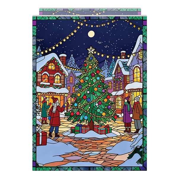 Stained Glass LED Christmas Large