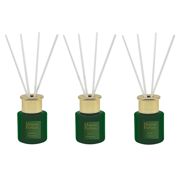 Diffuser Green Set of 3