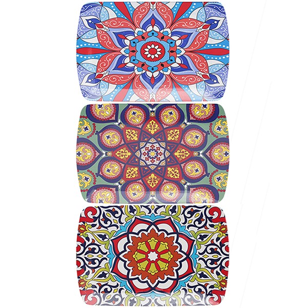 Tuscany Mandala Snack Dish Pack 2