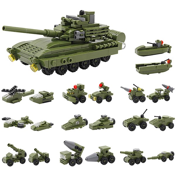 Mini Bricks Army Assorted Box 10