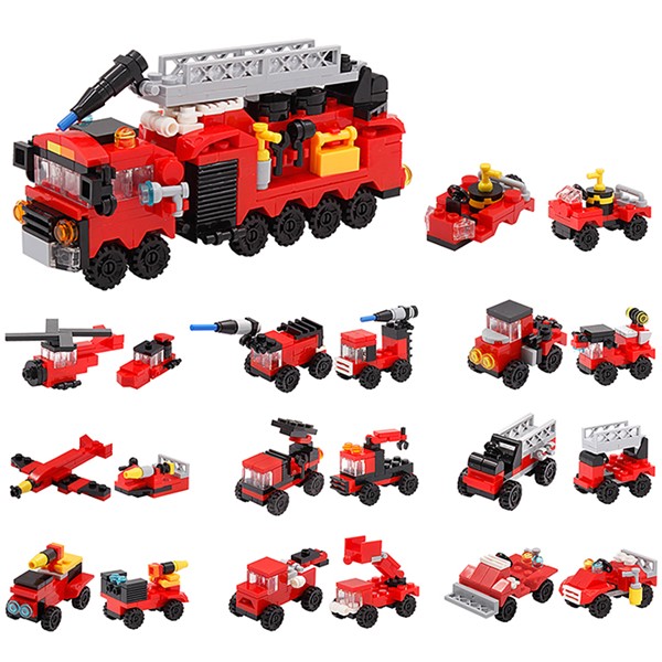 Mini Bricks Fire Assorted Box 10