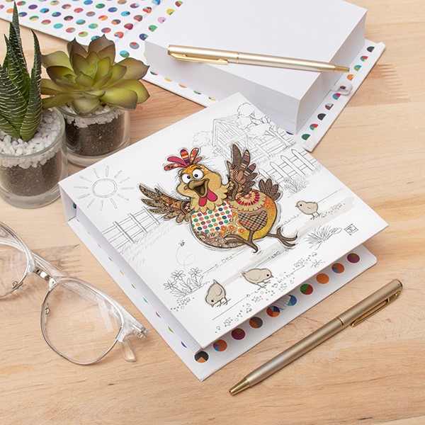 Bug Art Memo Block Dog