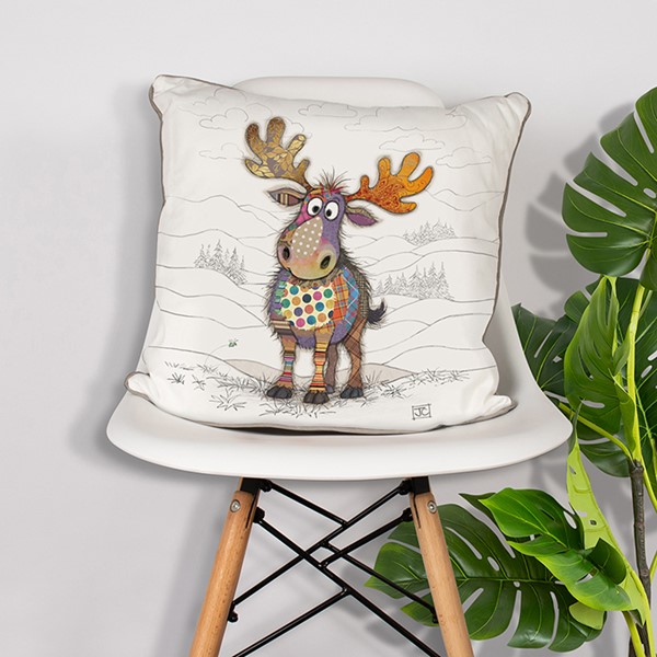 Bug Art Cushion Moose