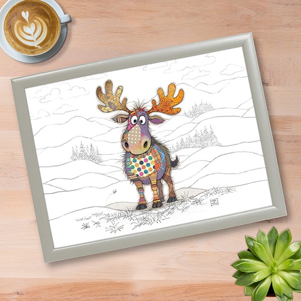 Bug Art Laptray Moose