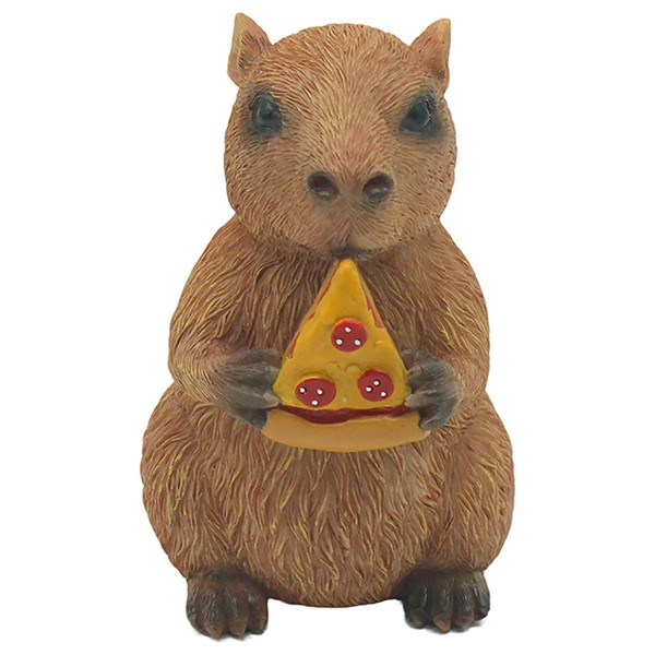Happy Capybara Pizza