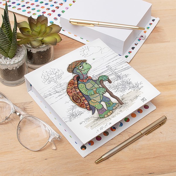 Bug Art Theodore Tortoise Memo Block