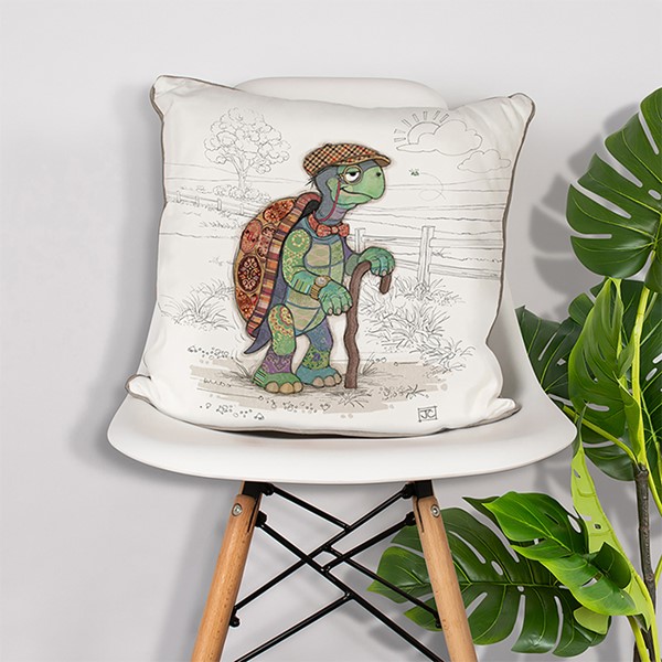 Bug Art Theodore Tortoise Cushion