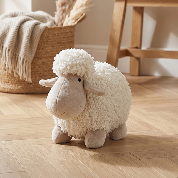 Daisy Doorstop White Sheep Medium