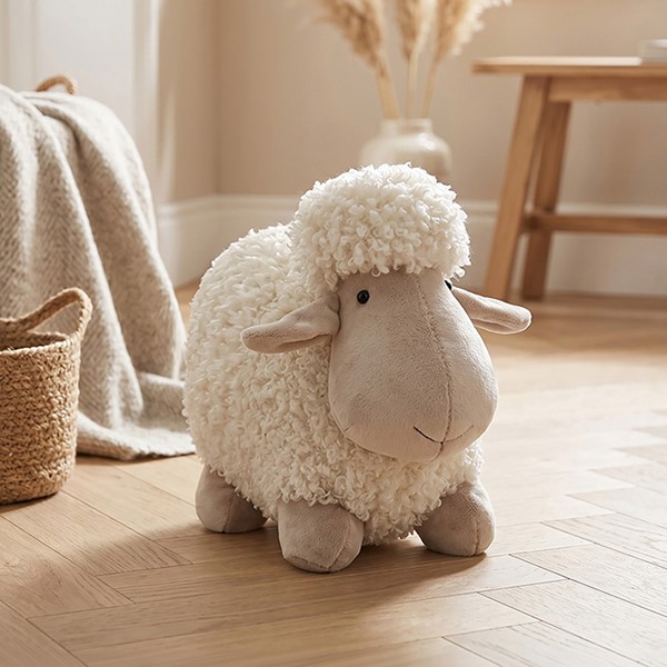 Daisy Doorstop White Sheep Large