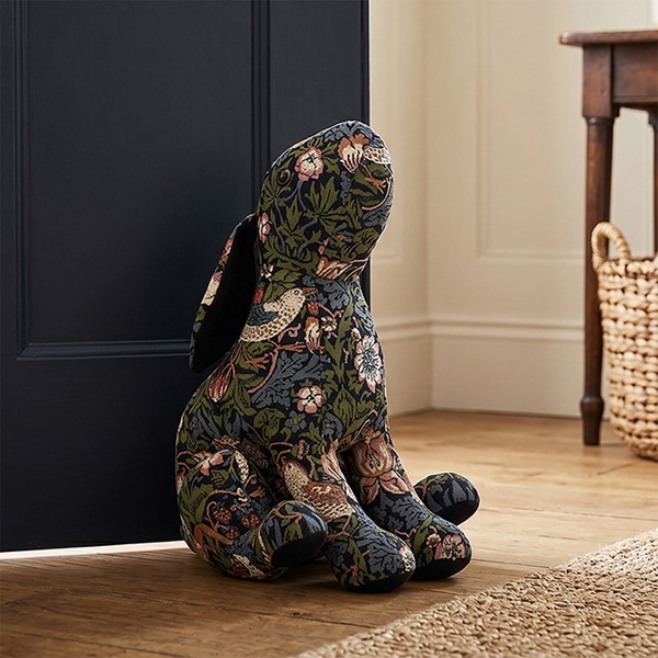 William Morris Fabric Doorstop Hare