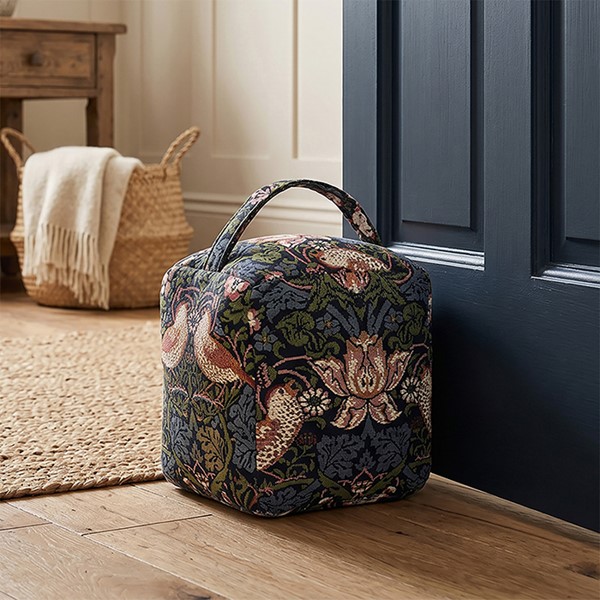 William Morris Fabric Doorstop Cube