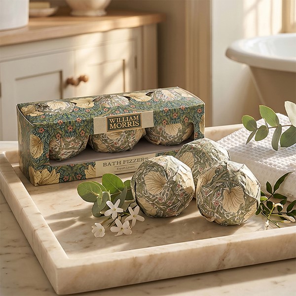 William Morris Pimpernel Bath Fizzer Set of 3