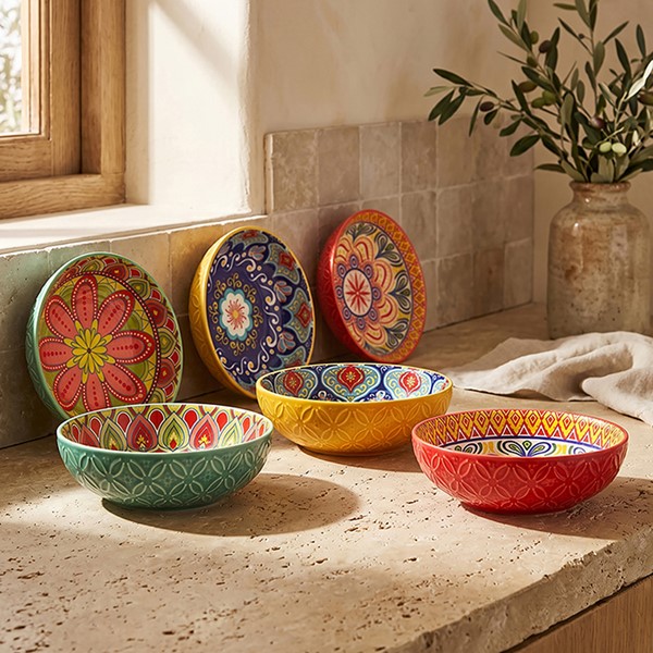 Tuscany Snack Dish 3 Assorted
