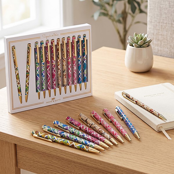 Laser Cut Pen Floral Swirl