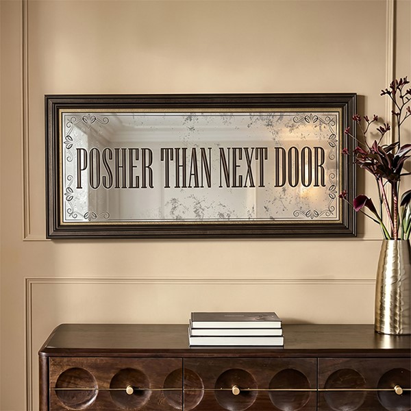 Mirror Wall Art Posher Next Door