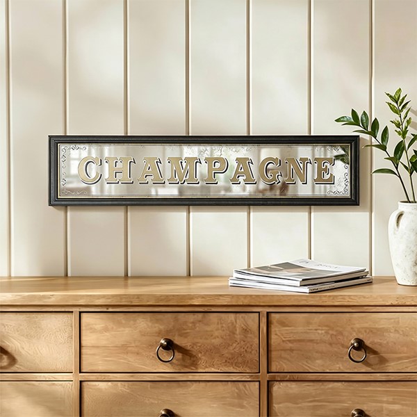 Mirror Wall Art Champagne