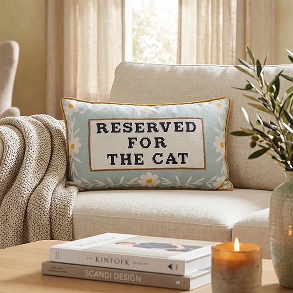 Cushion Talk Reserved For Cat
