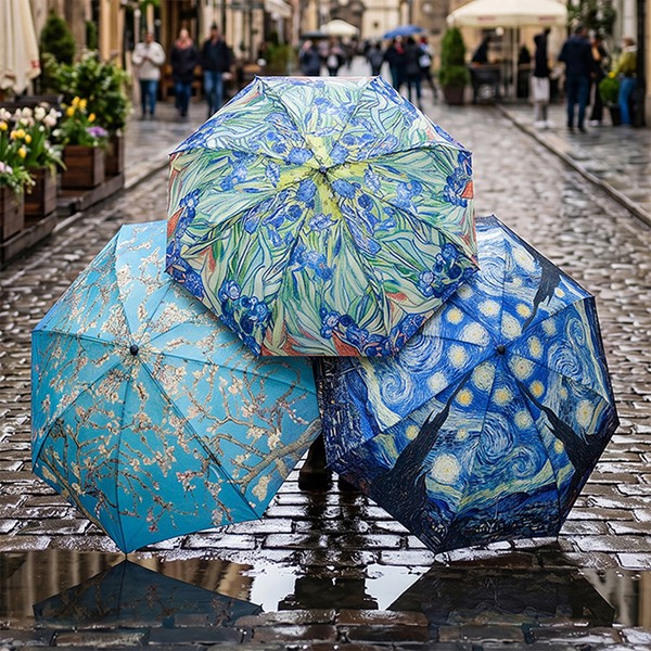 Folding Umbrella Van Gogh