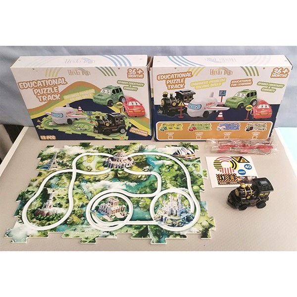 Puzzle Track Train