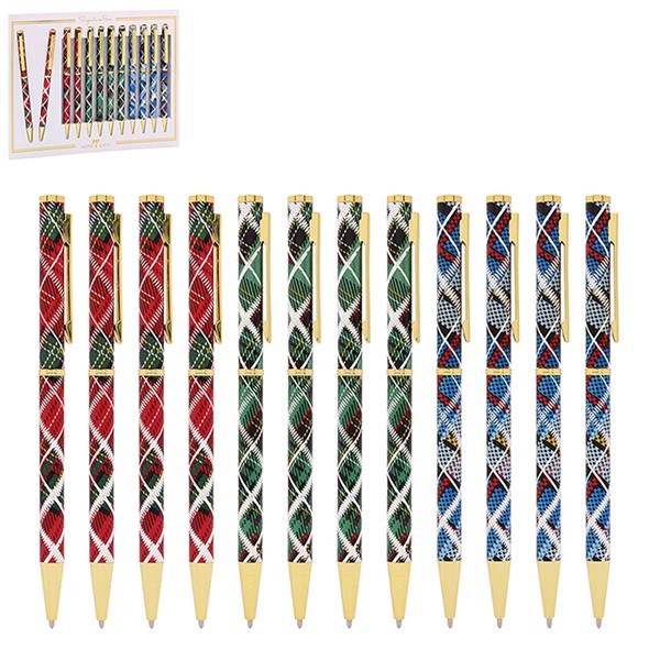 Laser Cut Pen Tartan