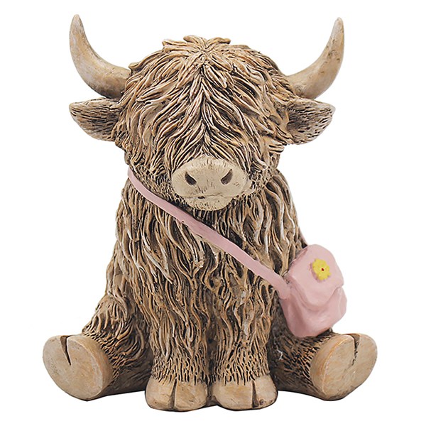 Happy Highland Cow Handbag