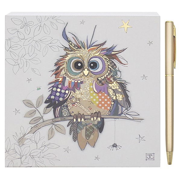 Bug Art Memo Block Otto Owl