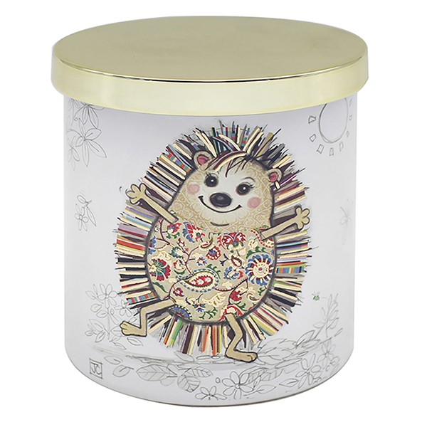 Bug Art Candle Hattie Hedgehog