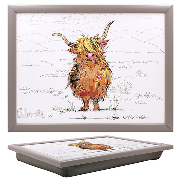 Bug Art Laptray Hamish Highland Cow