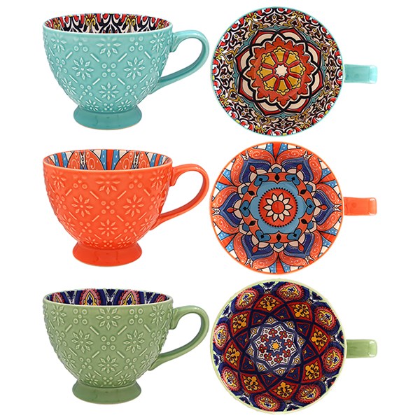 New Tuscany Footed Mug Petal Art