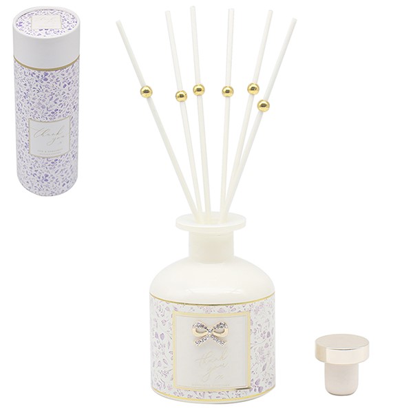 Hearts Design Diffuser Thank you Purple