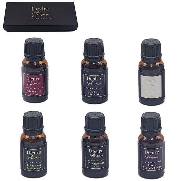 Essential Oil Scents Box of 6