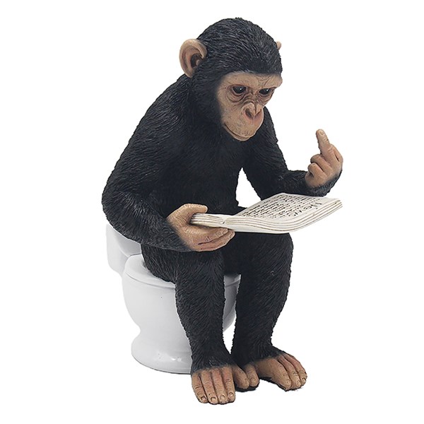 Cheeky Monkey Chimp Reading