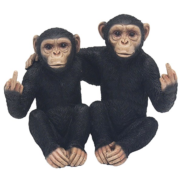 Cheeky Monkey Chimp Twins