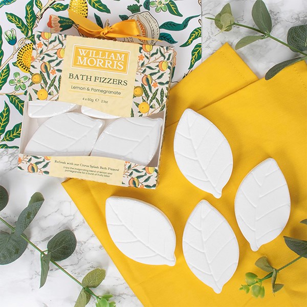 William Morris Fruits Bath Fizz Set