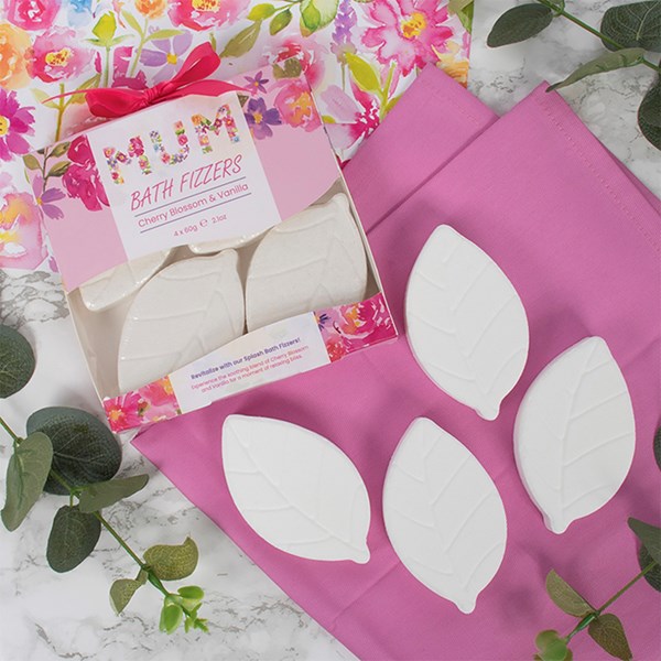 Floral Garland Bath Fizzer Set Mum