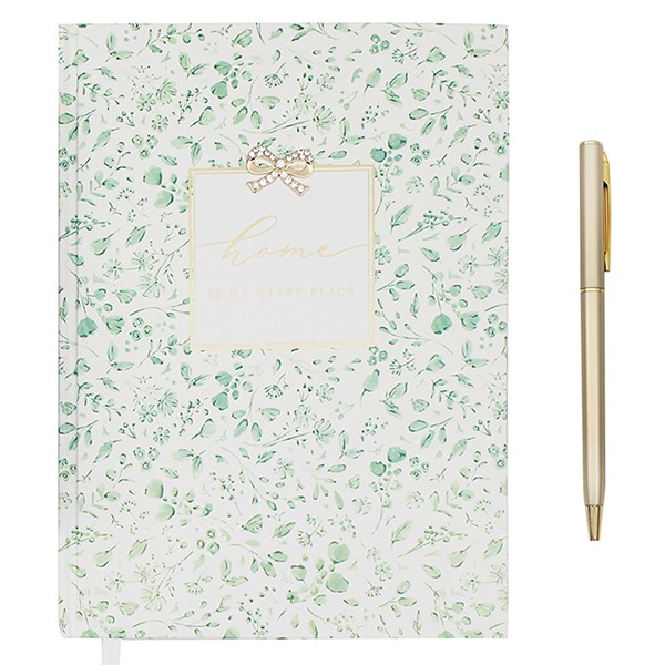 Hearts Design Madelaine Frame Notebook Home