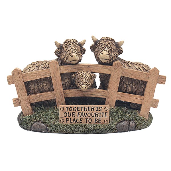 Hughie Highland Cows Together