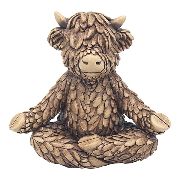 Hughie Highland Cow Yoga