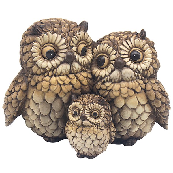 Hoo Hoo Hooters Twin Owls & Baby