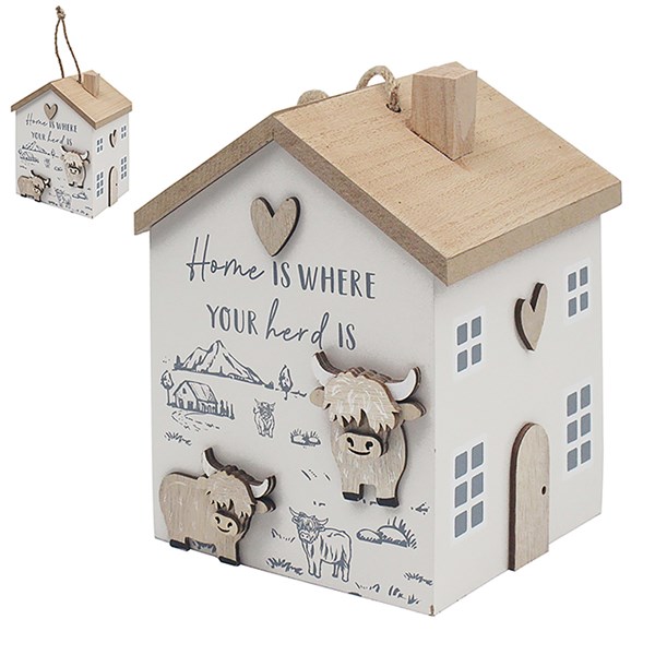 Highland Cow House Doorstop