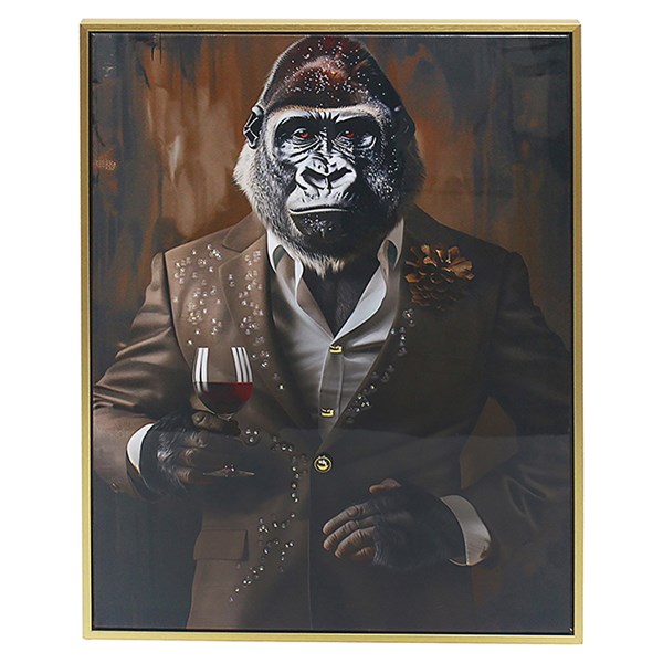 Urban Art Wine Kong-oisseur Wall Art