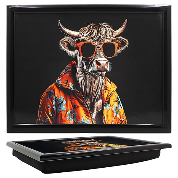Urban Art Laptray Highland Cow